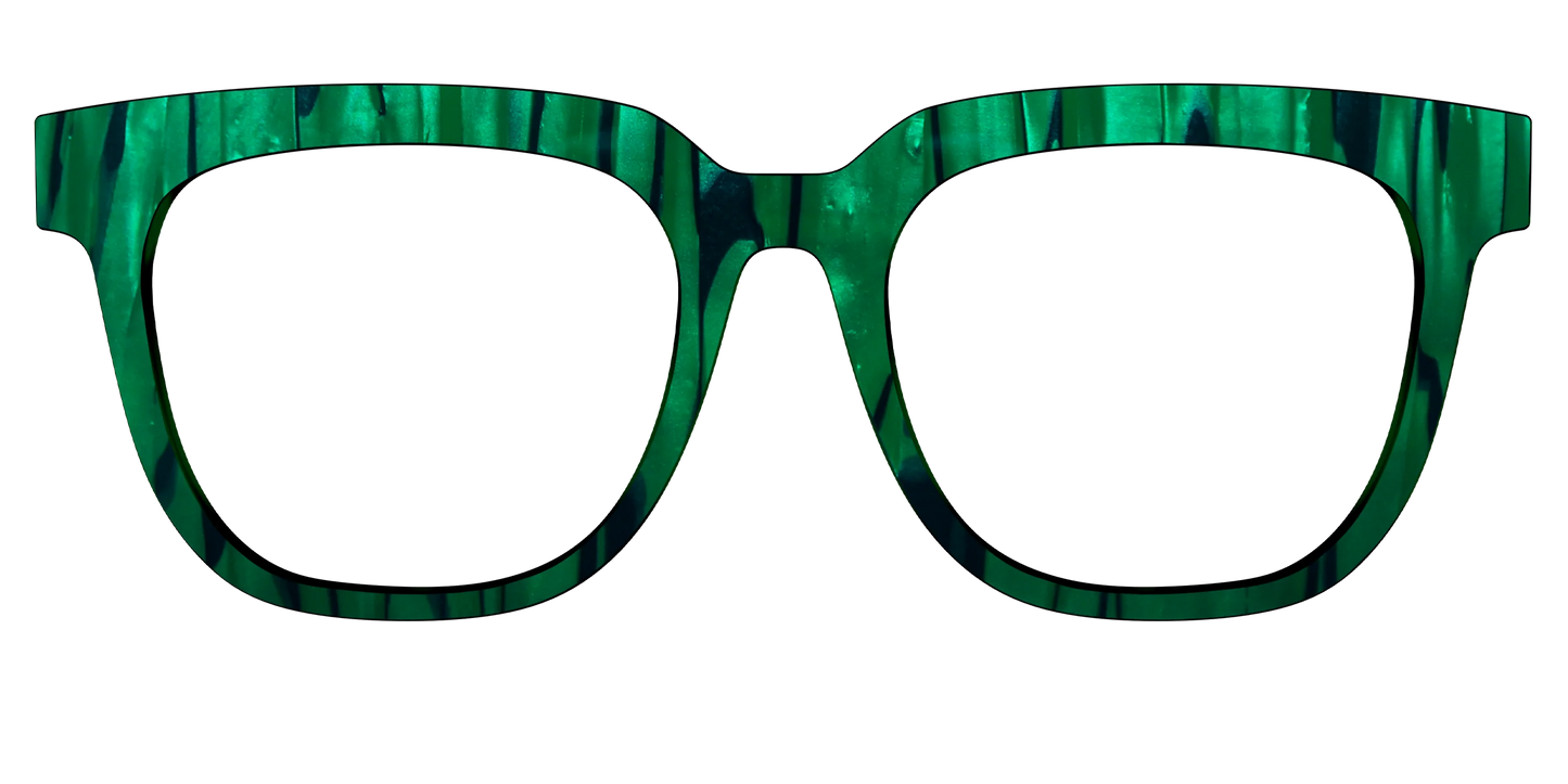 The Emerald Moire Stripes
