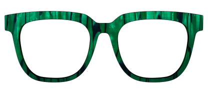 The Emerald Moire Stripes