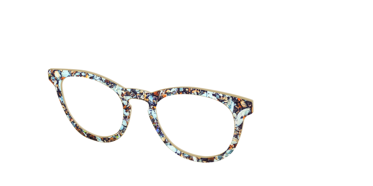 The Seashell Tortoise with Holographic Glitter