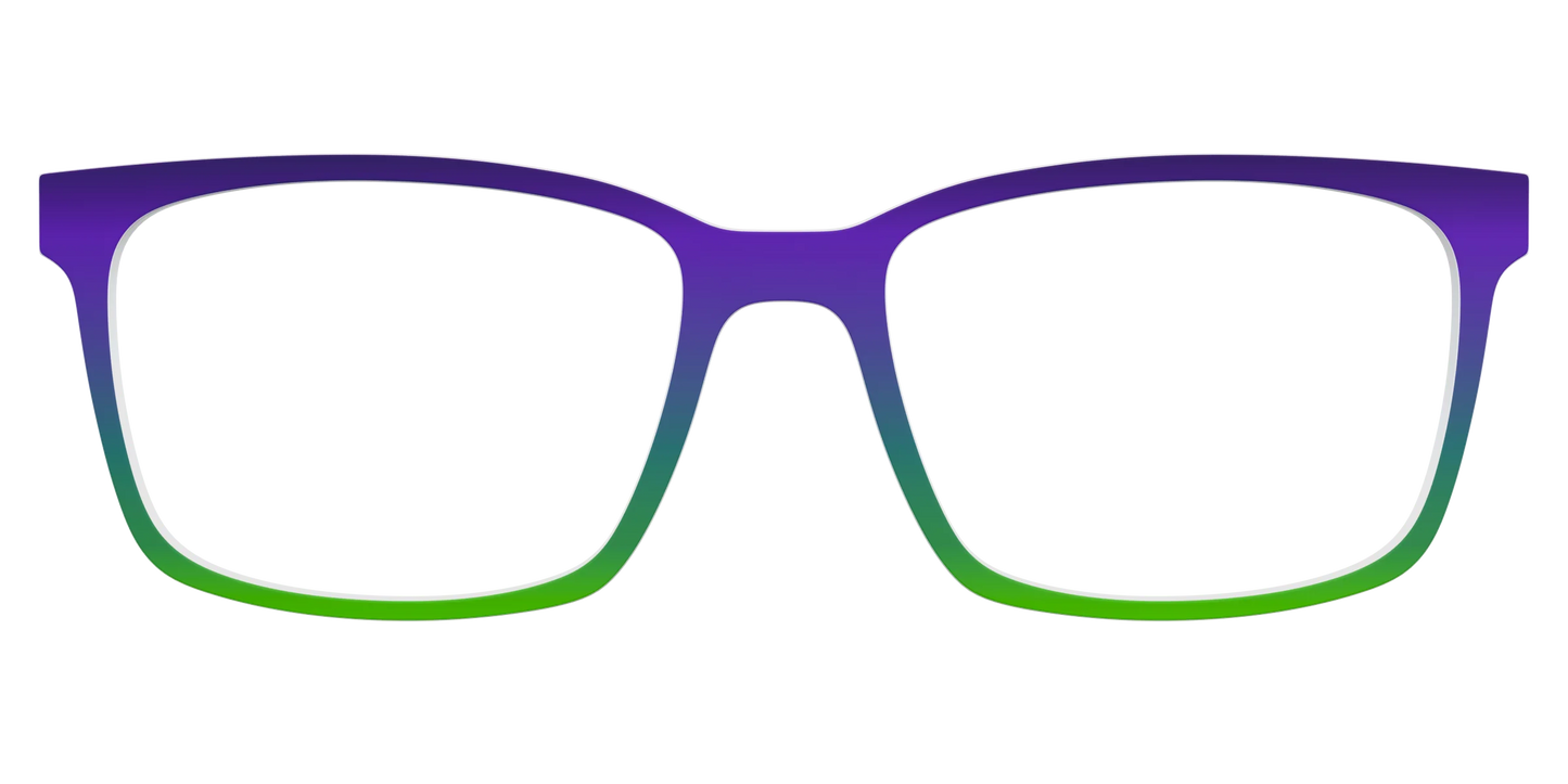The Ultra Violet to Bright Green Gradient
