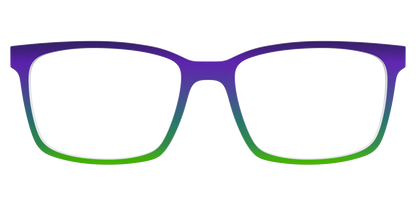 The Ultra Violet to Bright Green Gradient