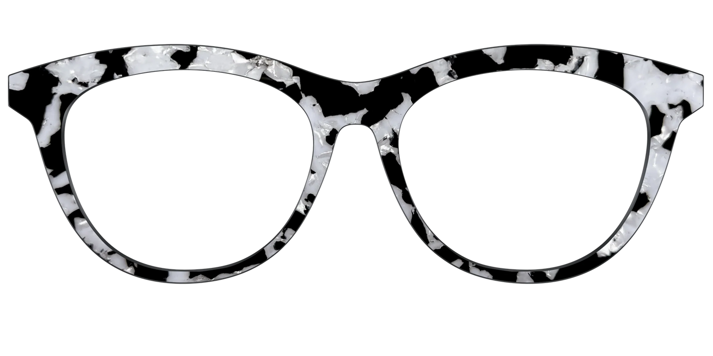 The Black & White Pearl Tortoise