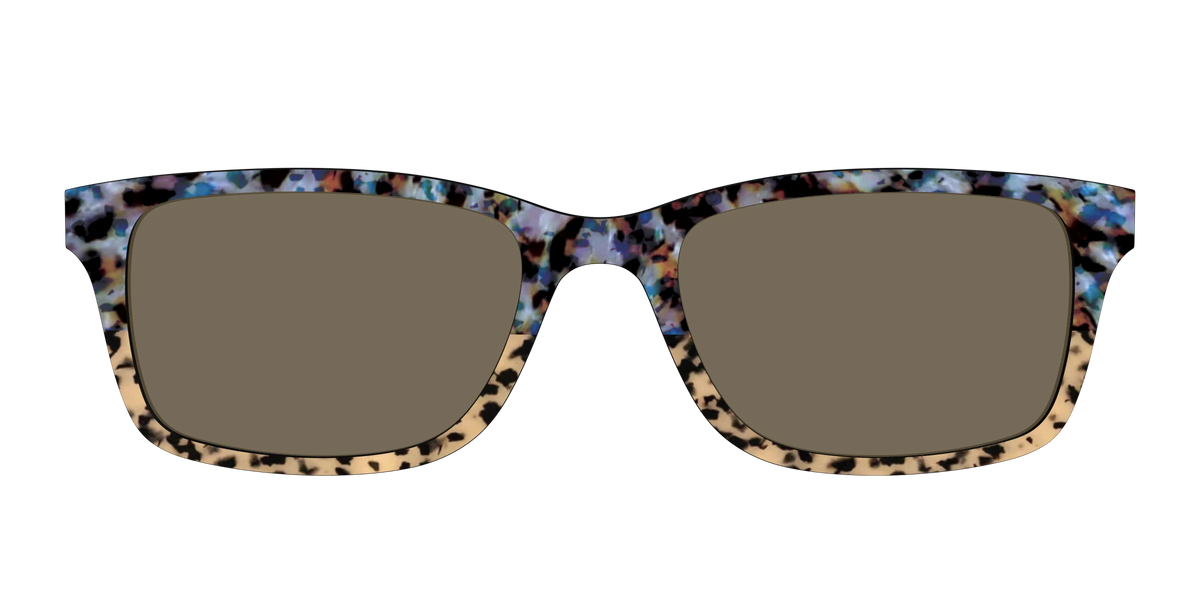 The Polarized Oasis Tortoise Split Sun Top