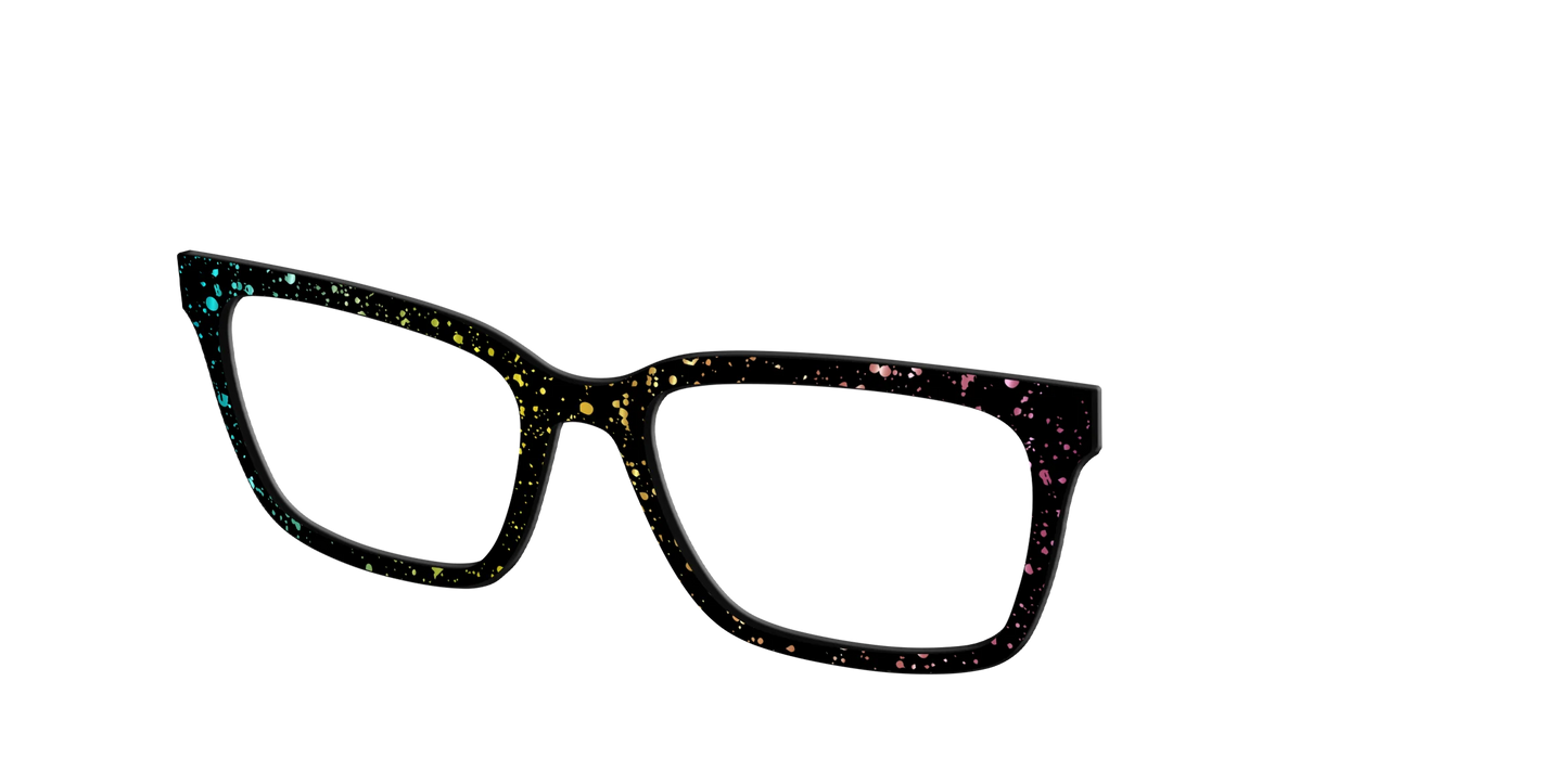 The Rainbow Foil Splatter