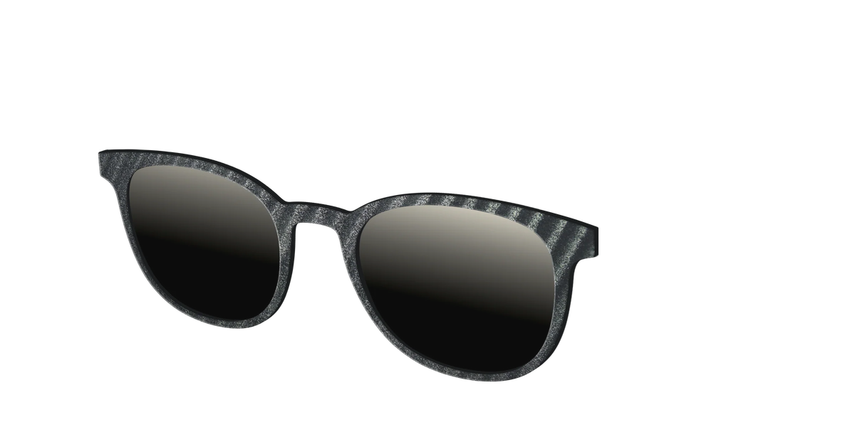 The Polarized Obsidian Stripe Sun Top