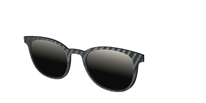 The Polarized Obsidian Stripe Sun Top