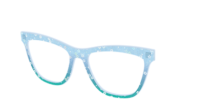 The Sky Blue Crystal with Daisy Glitter