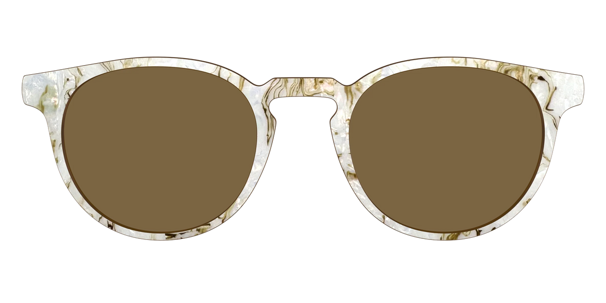 The Polarized Ivory Sand Pearl Shell Sun Top