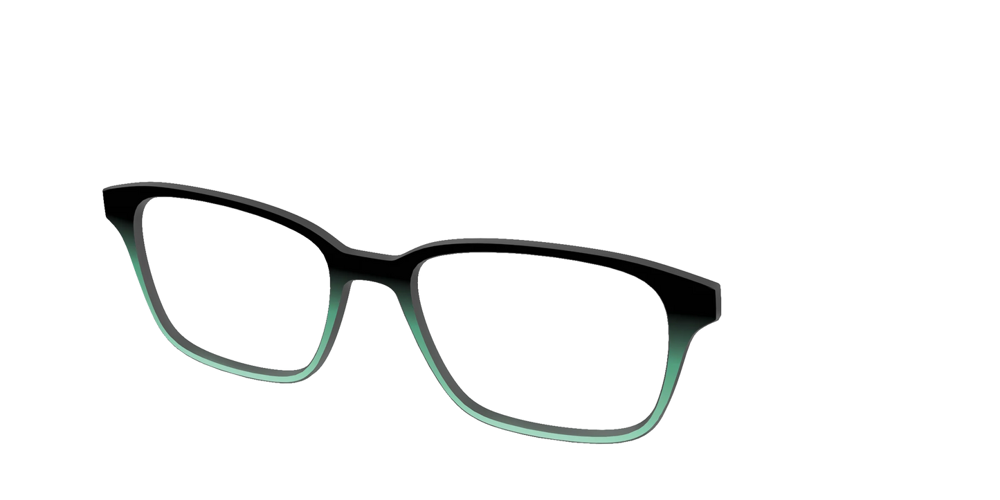 The Black to Spearmint Gradient