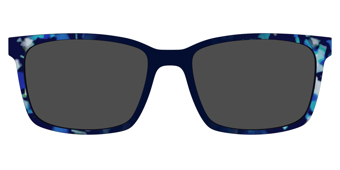 The Polarized Indigo Tortoise Sun Top