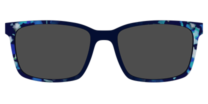 The Polarized Indigo Tortoise Sun Top