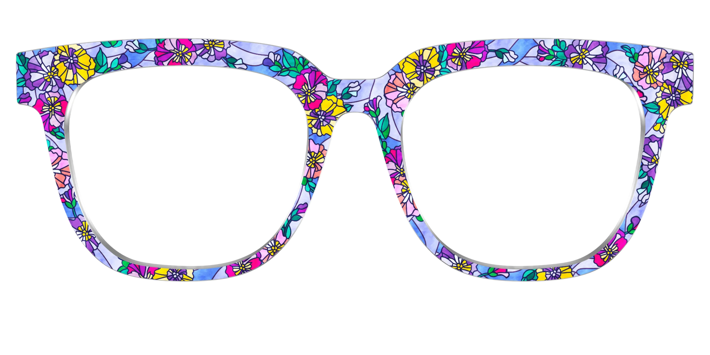 The Pansy Stained Glass
