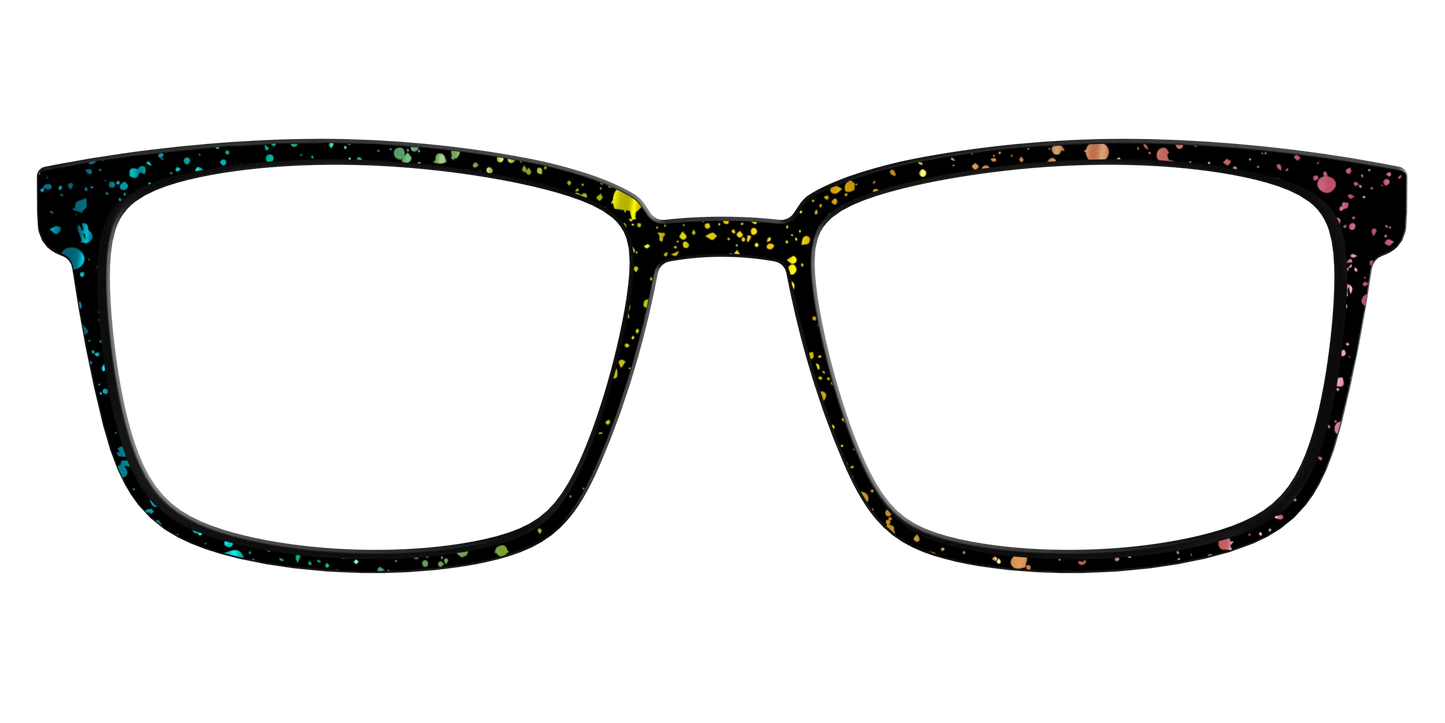 The Rainbow Foil Splatter
