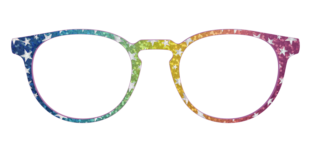 The Iridescent Rainbow Stars
