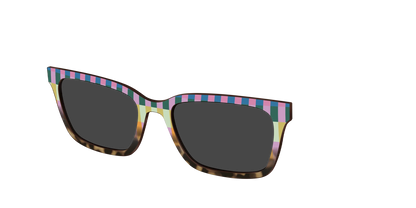 The Polarized Summer Stripes Tortoise Sun Top