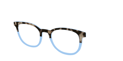The Denim Tortoise Crystal Split