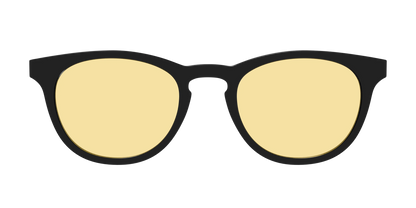 The Black With Citrine Yellow Lens