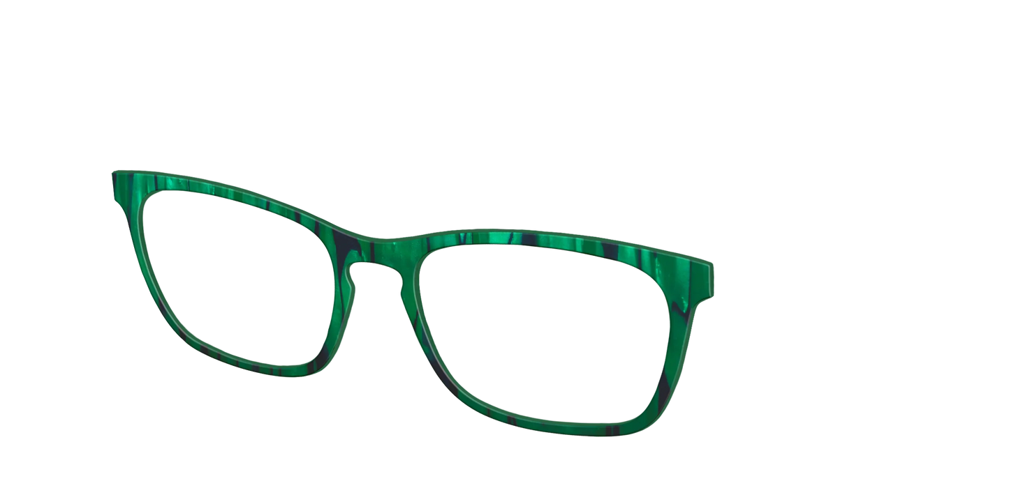 The Emerald Moire Stripes
