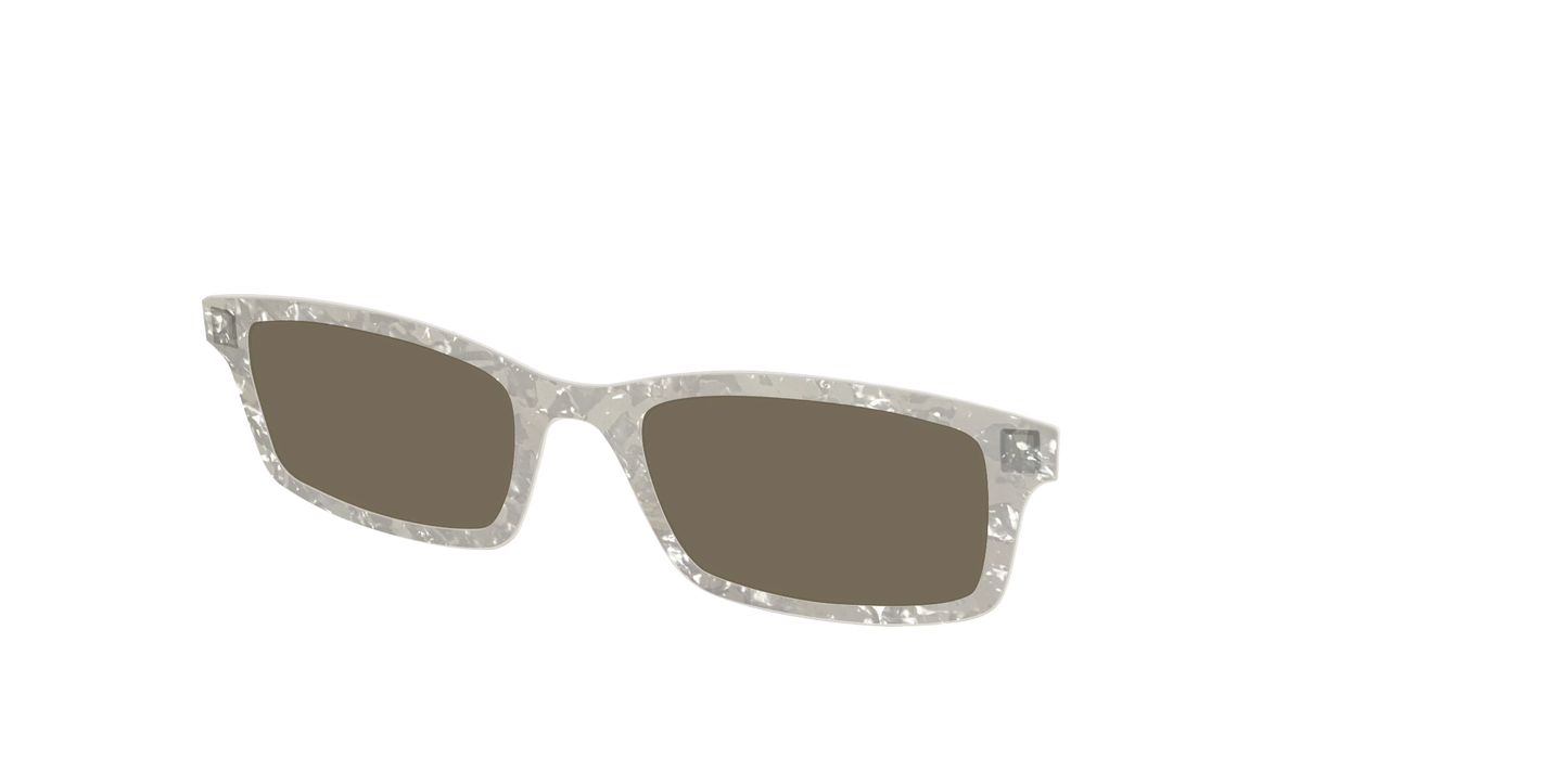 The Polarized White Quartz Pearl Sun Top