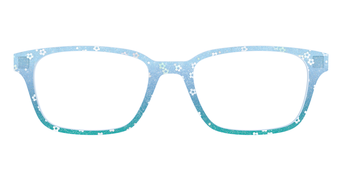 The Sky Blue Crystal with Daisy Glitter