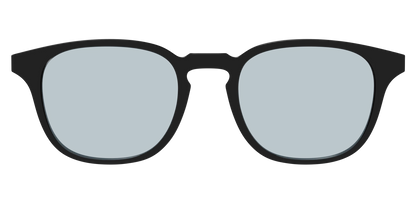 The Black With Slate Blue Lens