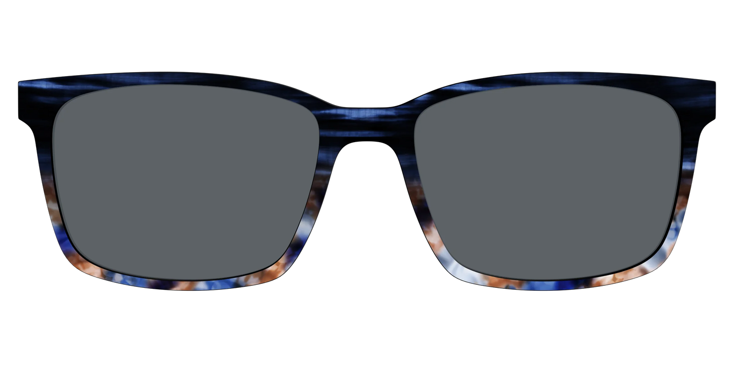 The Polarized Blue Horn Tortoise Sun Top