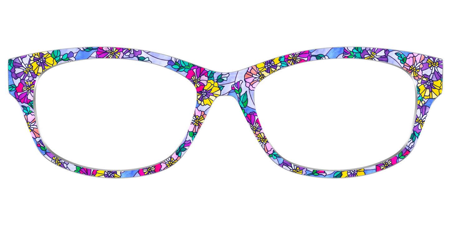 The Pansy Stained Glass