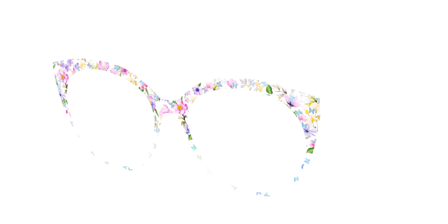 The Delicate Flower Crown with Butterfly Glitter