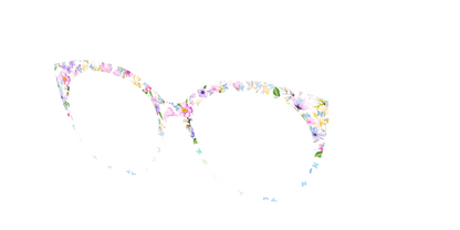 The Delicate Flower Crown with Butterfly Glitter