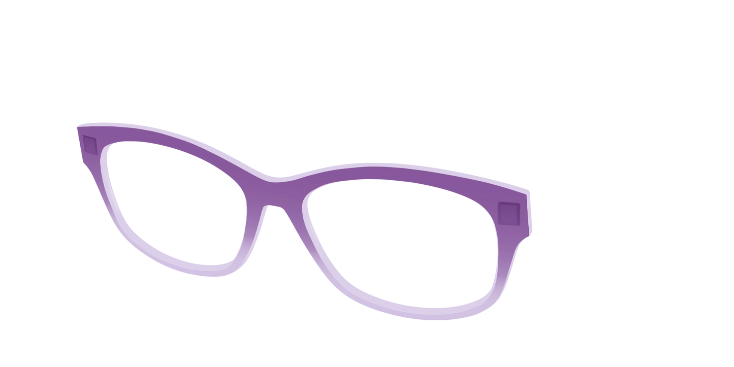 The Plum to Lilac Gradient Crystal