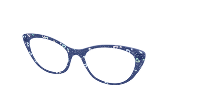 The Denim Heart Glitter Crystal