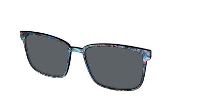 The Polarized Midnight Abalone Sun Top