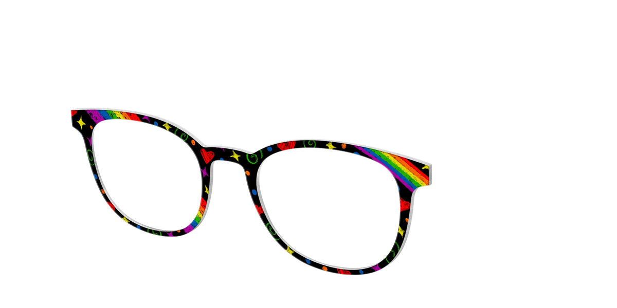 The Rainbow Chalk Doodles