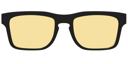 The Black With Citrine Yellow Lens