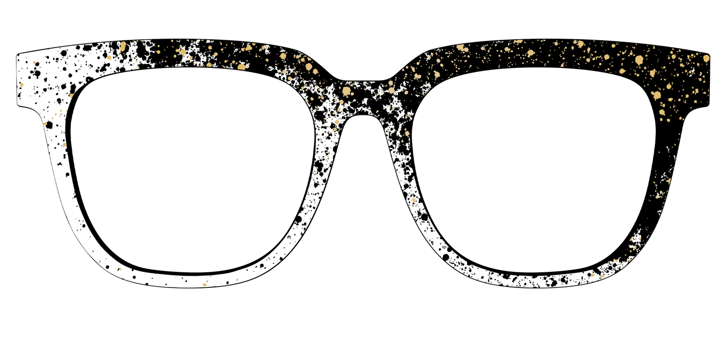 The Black & White Splatter