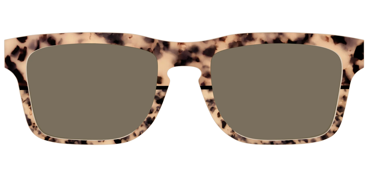 The Polarized Bisque Tortoise Split Sun Top