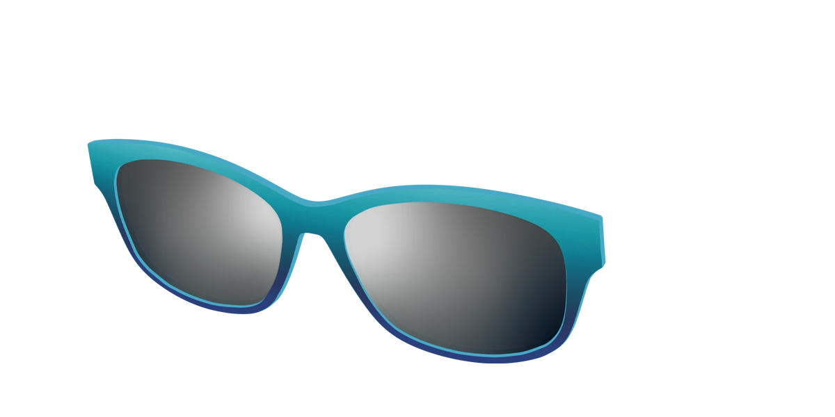 The Polarized Ocean Blue Sun Top