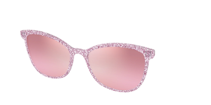 The Polarized Rose Gold Sparkle Sun Top