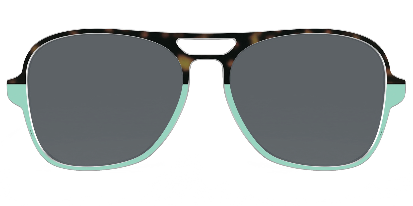 The Polarized Matcha Split Sun Top