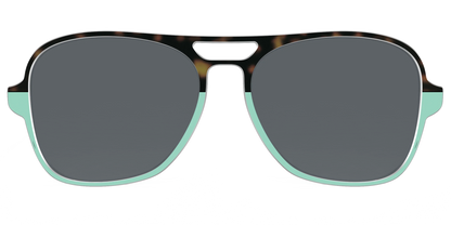 The Polarized Matcha Split Sun Top