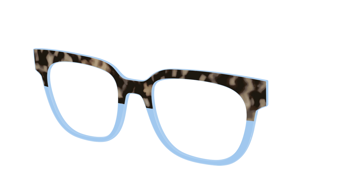 The Denim Tortoise Crystal Split