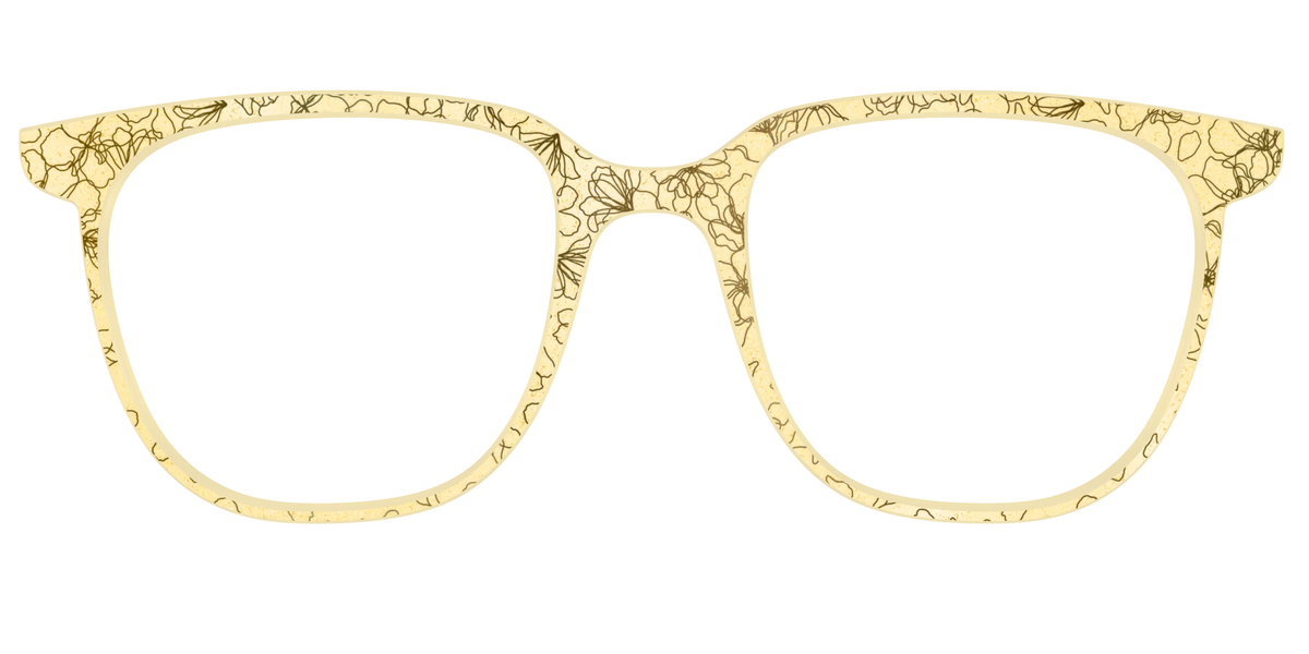 The Yellow Shimmer Petals with Gold Foil