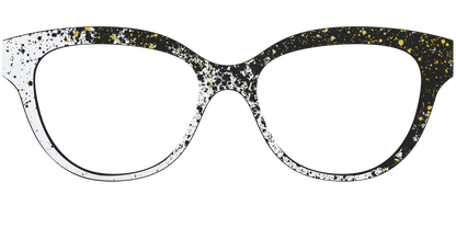 The Black & White Splatter