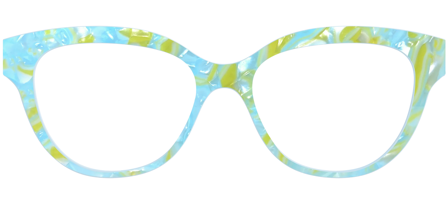 The Blue Lemonade Pearl Marble