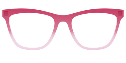 The Flamingo to Blush Gradient Crystal