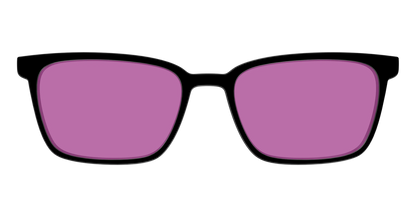 The Black with Violet Golf Lens