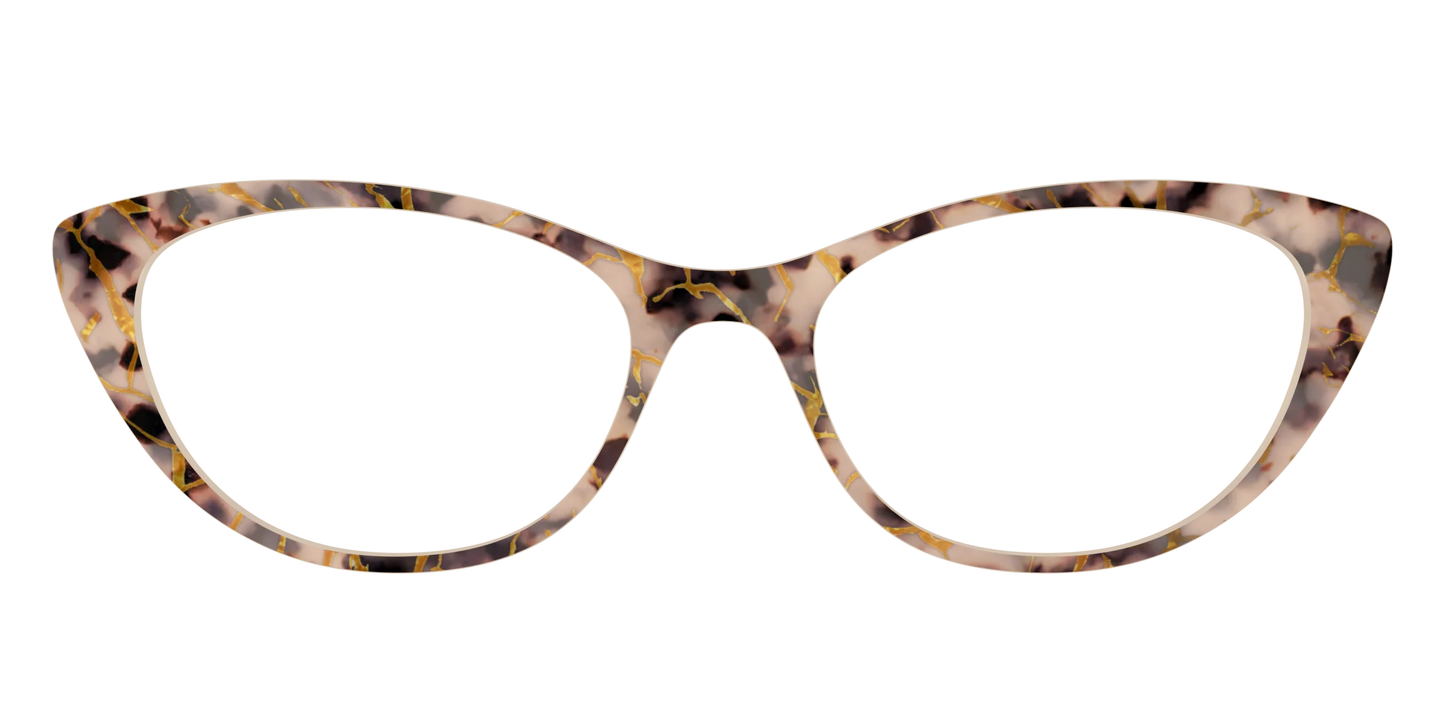 The Almond Tortoise with Gold Streaks