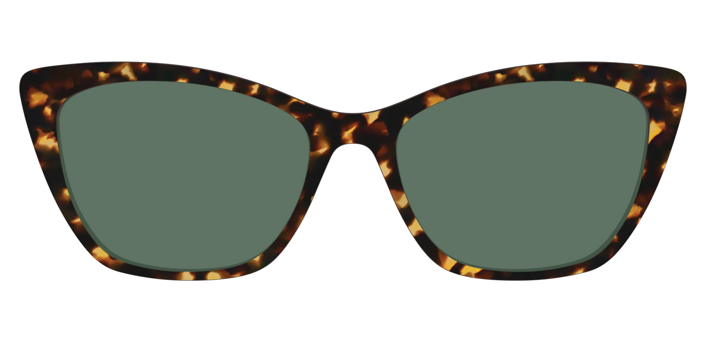 The Non-Polarized Green Tortoise Sun Top