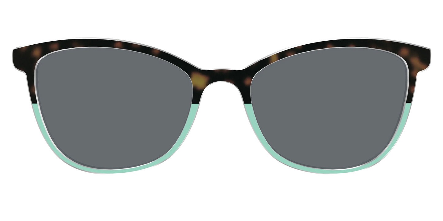 The Polarized Matcha Split Sun Top