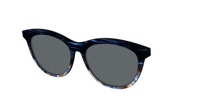 The Polarized Blue Horn Tortoise Sun Top